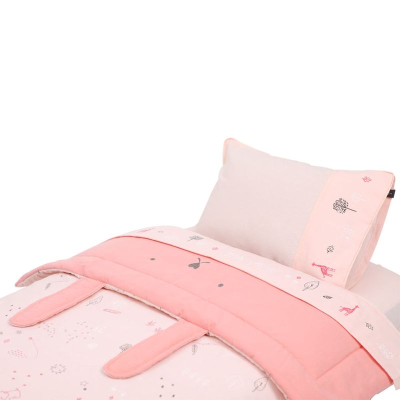 INFANTI - Set Cuna Colecho Rosado Infanti