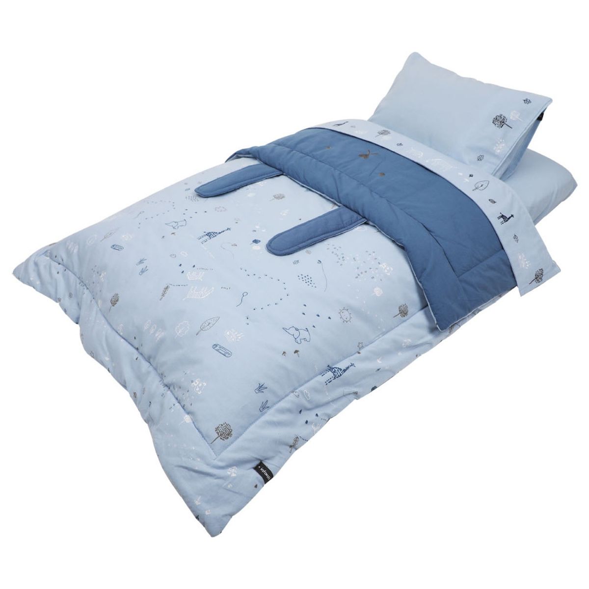 INFANTI - Set  Cuna Colecho Celeste Infanti