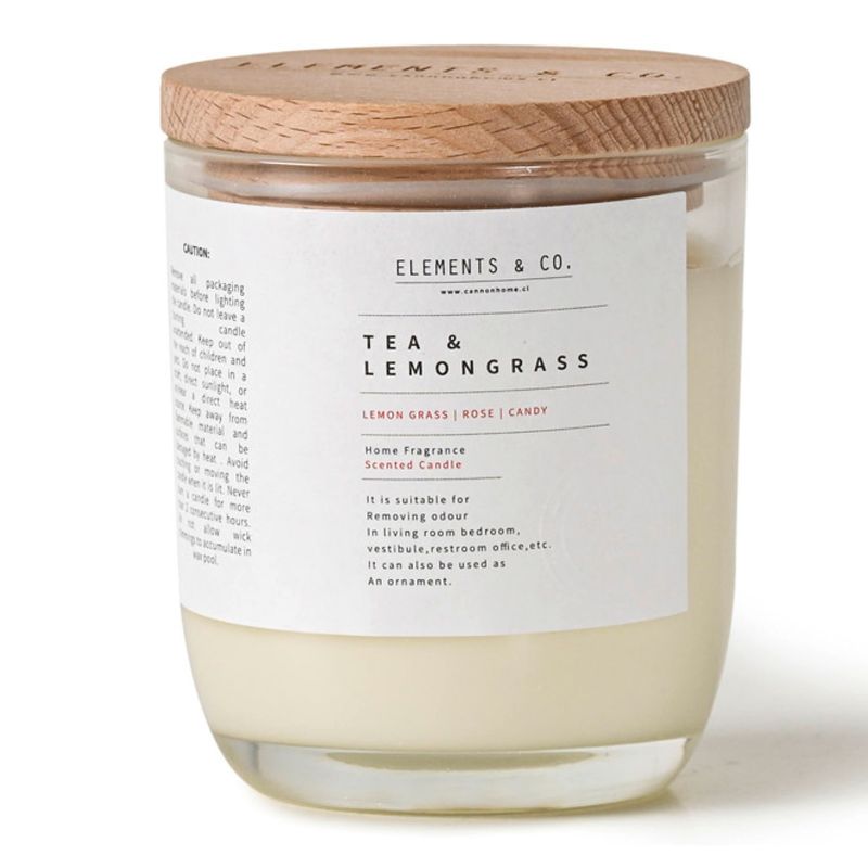 ELEMENTS & CO - Vela Aromatica Tea Lemongrass 180 Grs Elements & Co