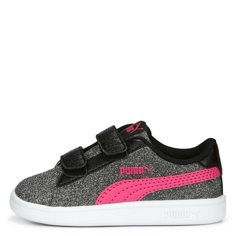 PUMA - Smash V2 Glitz Glam A Zapatilla Urbana Niña Negro Puma