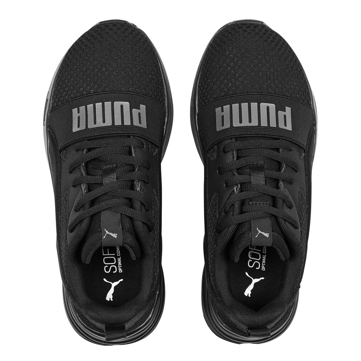 PUMA - Wired Run Pure Zapatilla Urbana Niño Negro Puma