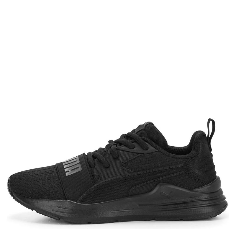 PUMA - Wired Run Pure Zapatilla Urbana Niño Negro Puma