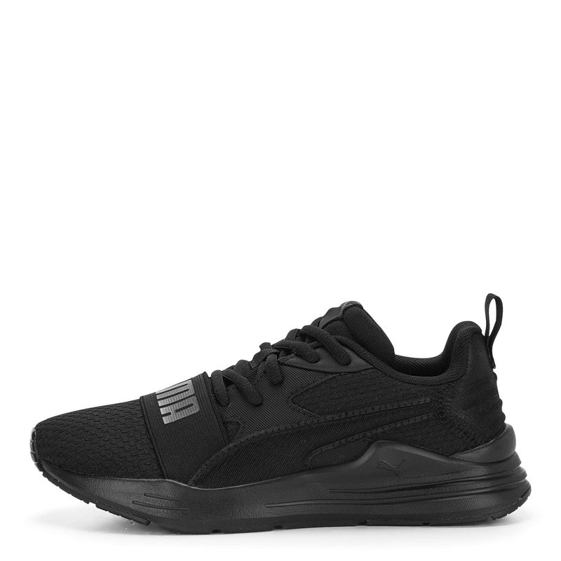 PUMA - Wired Run Pure Zapatilla Urbana Niño Negro Puma