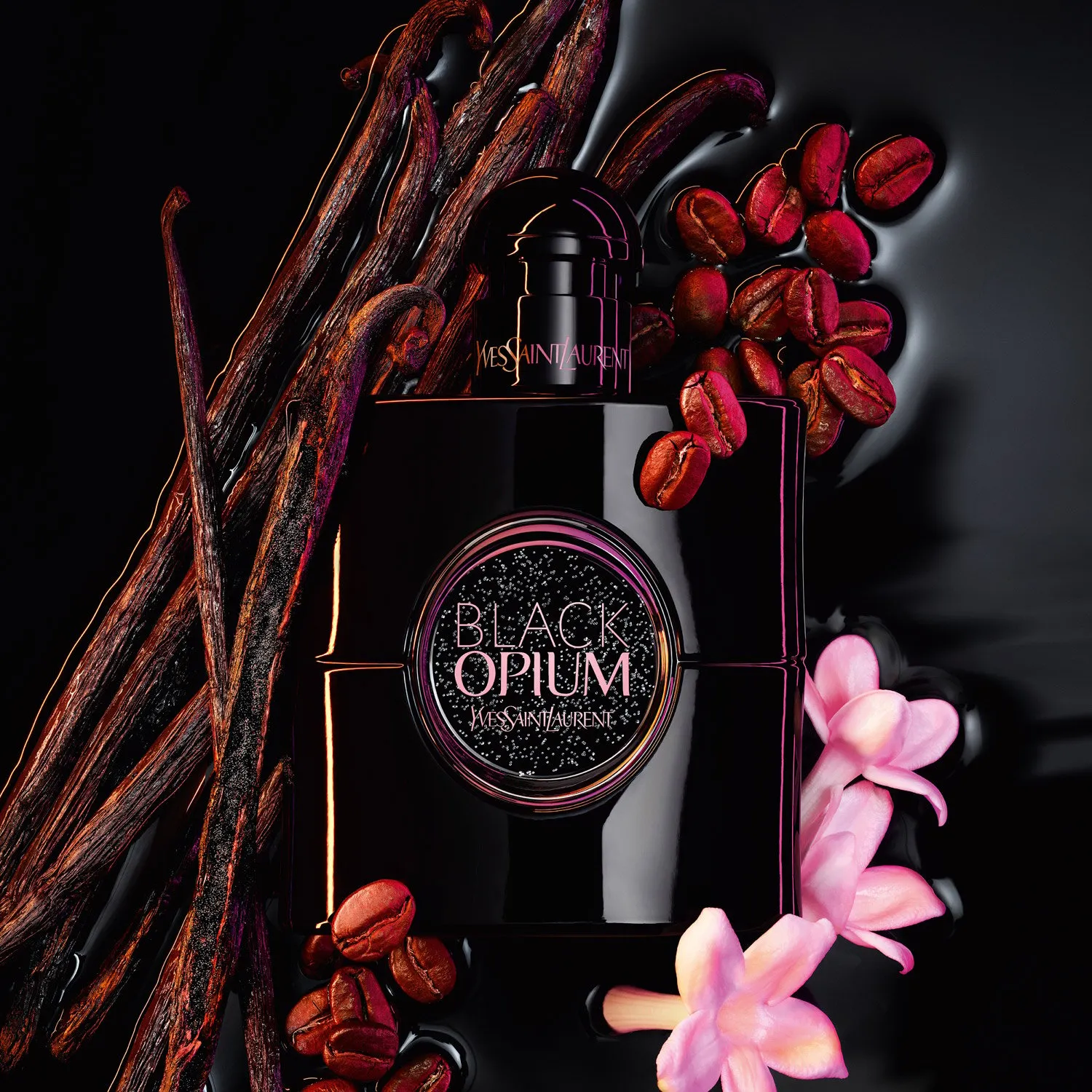 YVES SAINT LAURENT Perfume Mujer Black Opium Le Parfum 50ml Yves