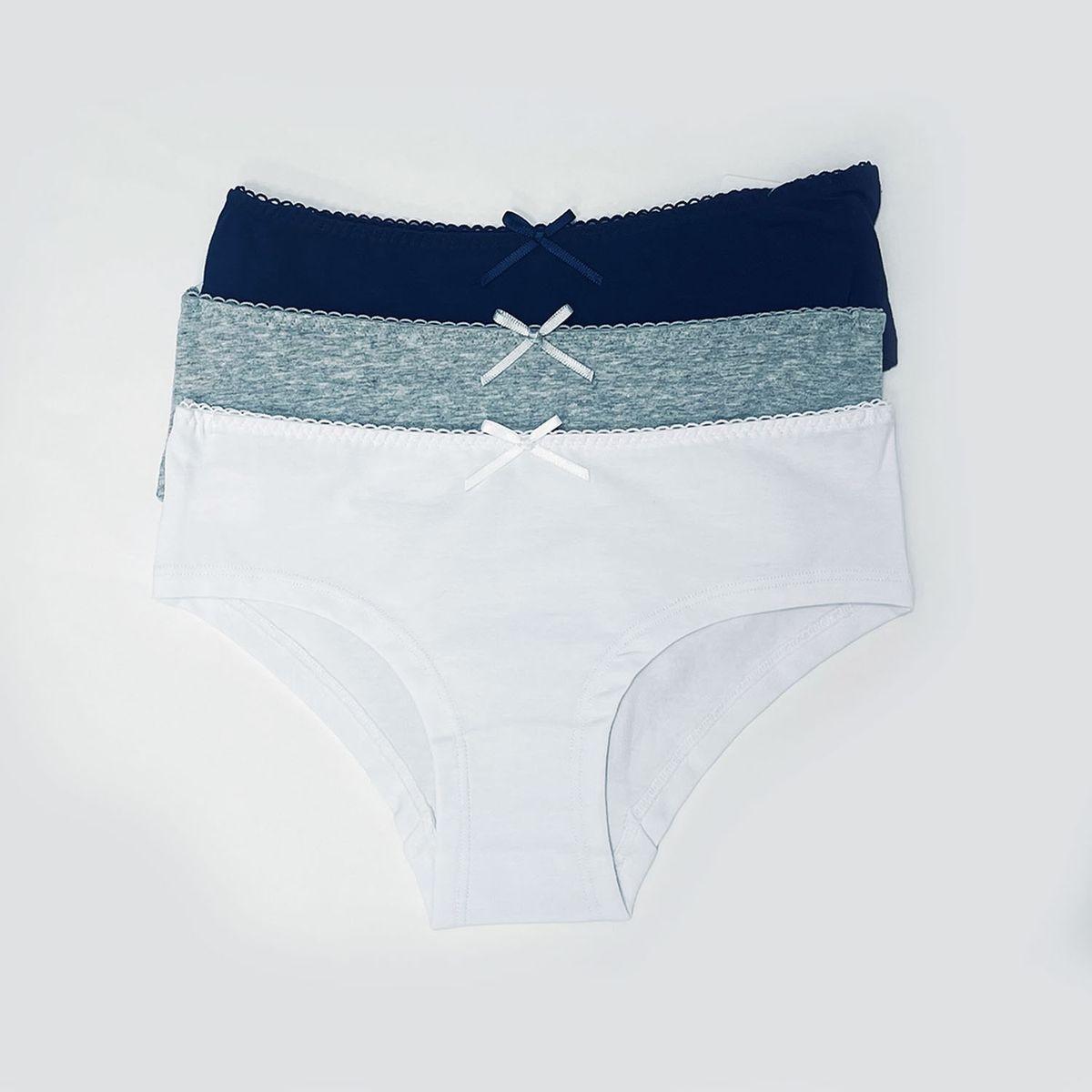 FLORES - Pack 3 Calzones Tiro Alto Mujer Flores