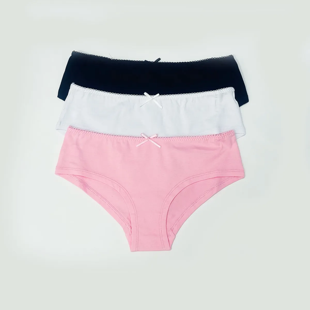 FLORES - Pack 3 Calzones Tiro Alto Mujer Flores