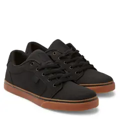 DC SHOES - Anvil B Shoe Kkg Zapatilla Urbana Niño Cuero Negro