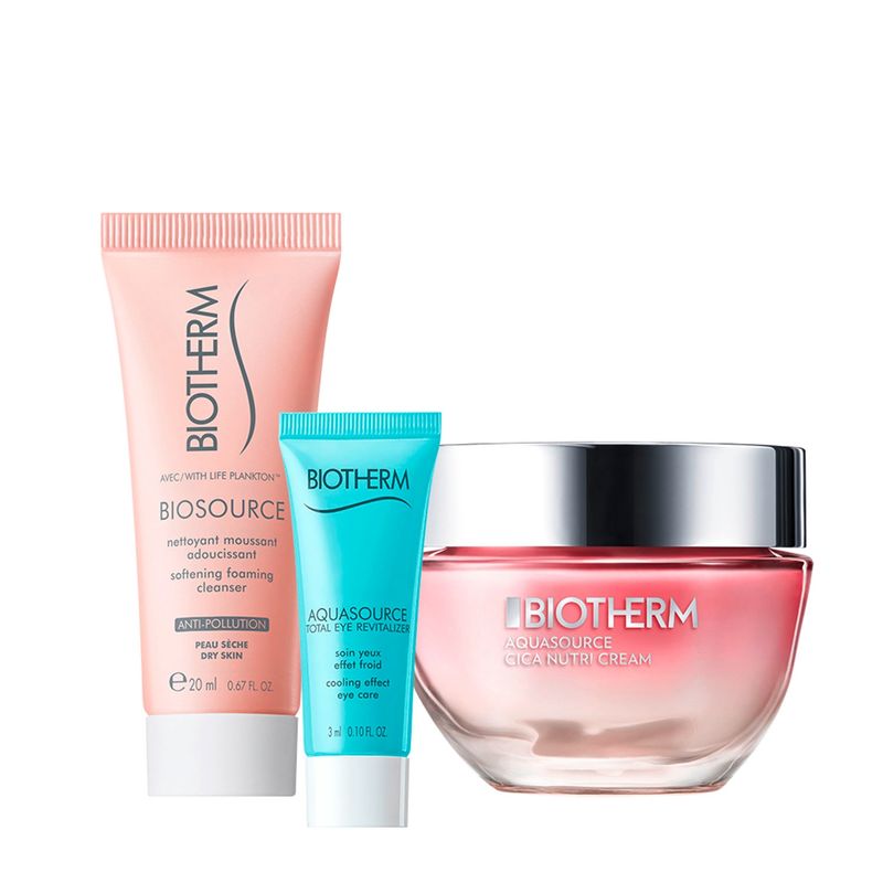 BIOTHERM - Set Hidratante Aquasource Cica Nutri 50Ml Biotherm