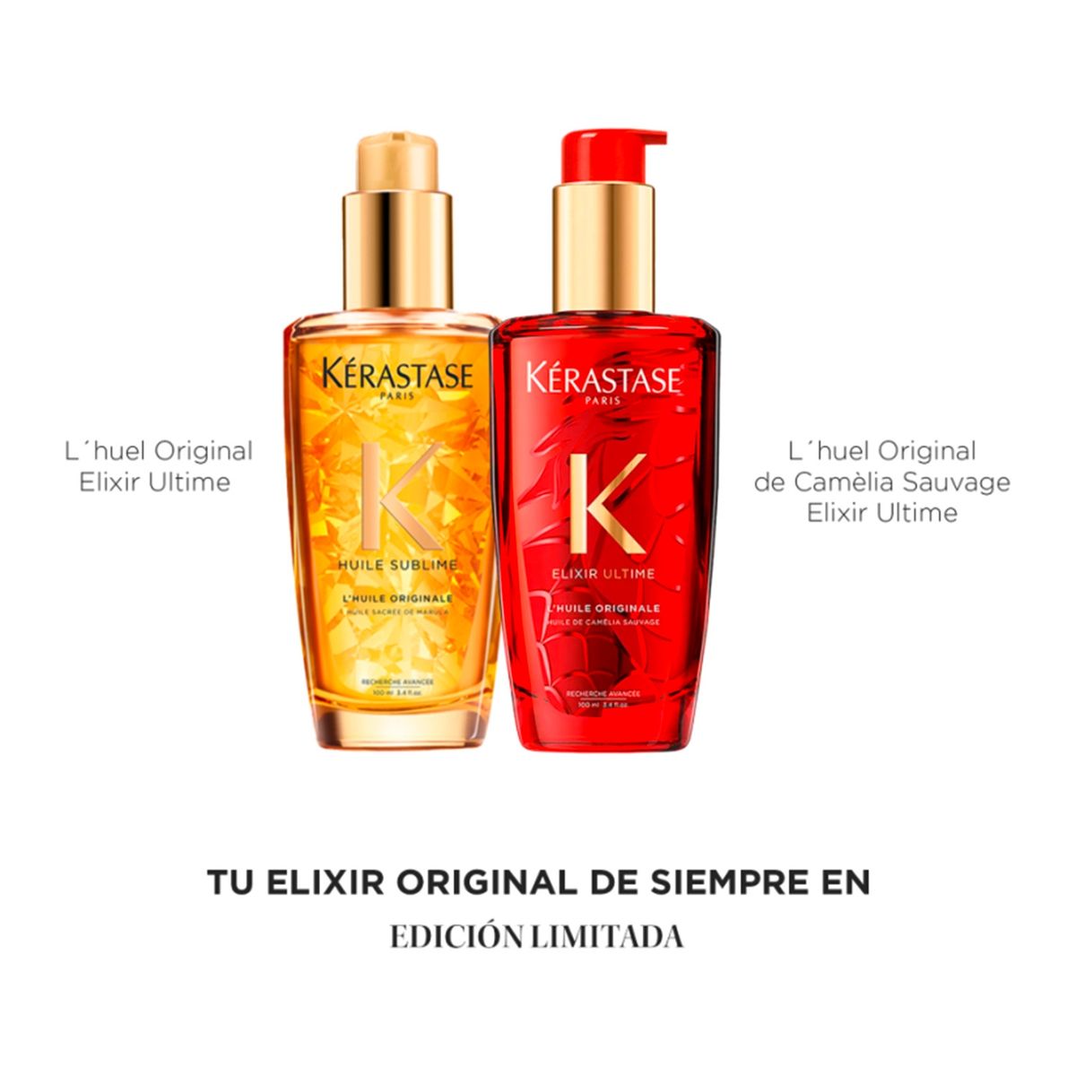 KERASTASE - Aceite Brillo Sublime Lhuile Elixir Ultime Dragon Limited Edition 100Ml Kerastase