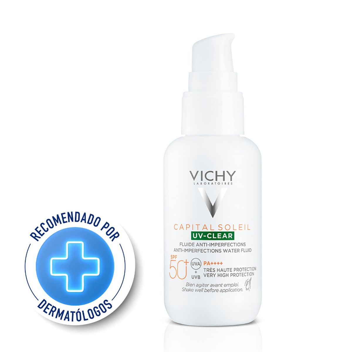VICHY - Protector Solar Facial Capital Soleil Uv Clear Fps 50+ 40 Ml Vichy