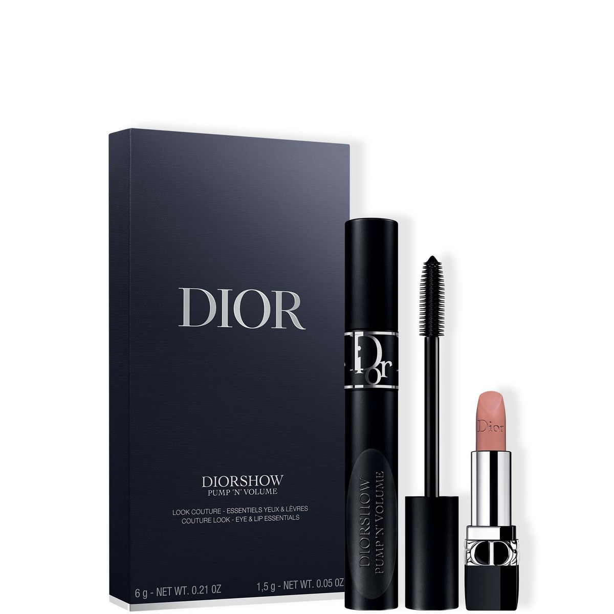 DIOR - Look Couture Esenciales De Ojos Y Labios - Máscara Y Minibarra De Labios Dior