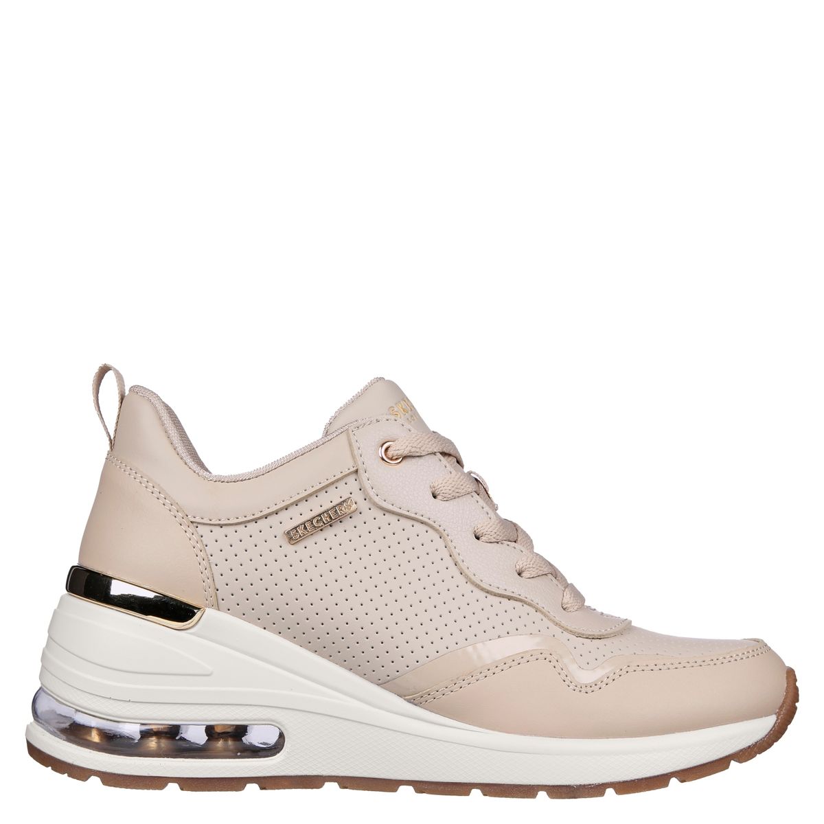 SKECHERS - Skechers Zapatilla urbana mujer beige/khaki