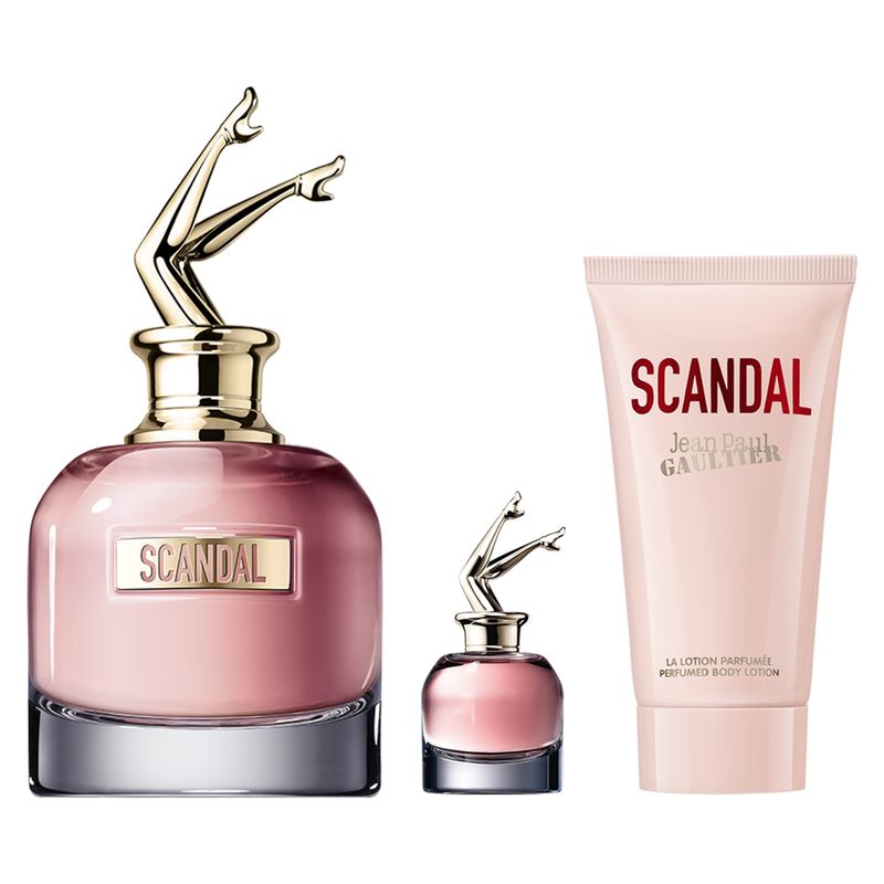 JEAN PAUL GAULTIER - Set Perfume Mujer Scandal Edp 80Ml Mujer + Body Lotion 75Ml + Miniatura Jean Paul Gaultier