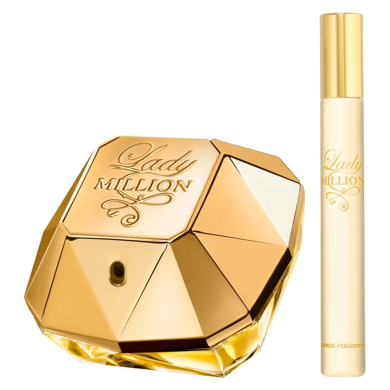 RABANNE - Set Perfume Mujer Lady Million Edp 50Ml + Megaspritzer 10Ml Rabanne