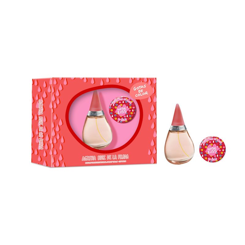 AGATHA RUIZ DE LA PRADA - Set Perfume Mujer Gotas de Color EDT 100ML + Bálsamo Labial Agatha Ruiz de la Prada