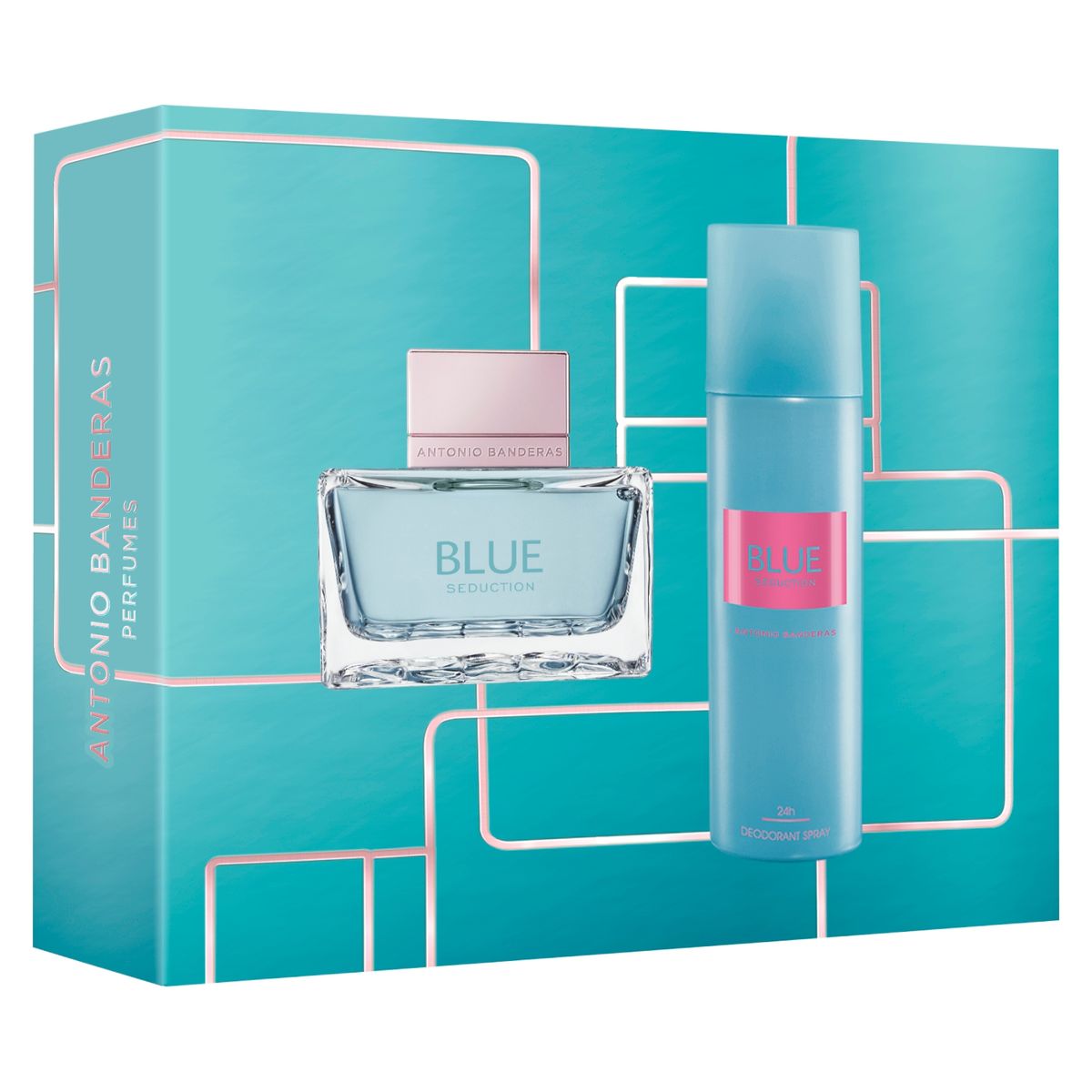 BANDERAS - Set Banderas Blue Seduction Woman EDT 80ML + Desodorante 150ML Antonio Banderas