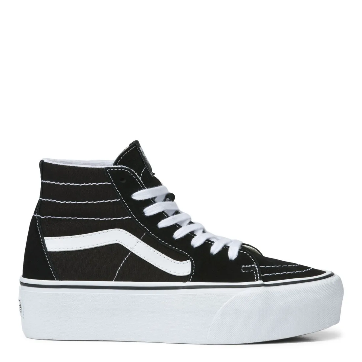 VANS - Ua Sk8-Hi Tapered St Zapatilla Urbana Mujer Cuero Negro Vans
