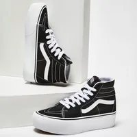 Ua Sk8-Hi Tapered St Zapatilla Urbana Mujer Cuero Negro