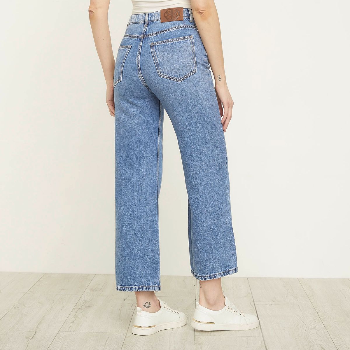 APOLOGY - Jeans Wide Leg Tiro Alto Mujer Cecilia Bolocco Para Apology