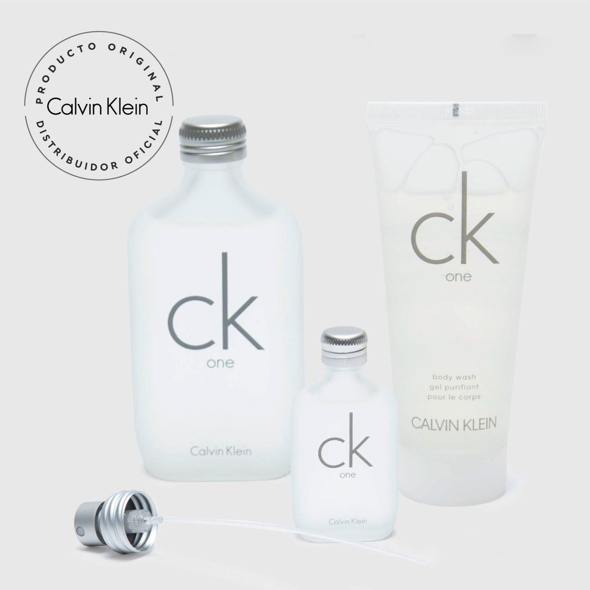 CALVIN KLEIN - Set Perfume Mujer Ck One Edt 100Ml + 15Ml + Body Wash 100Ml Calvin Klein