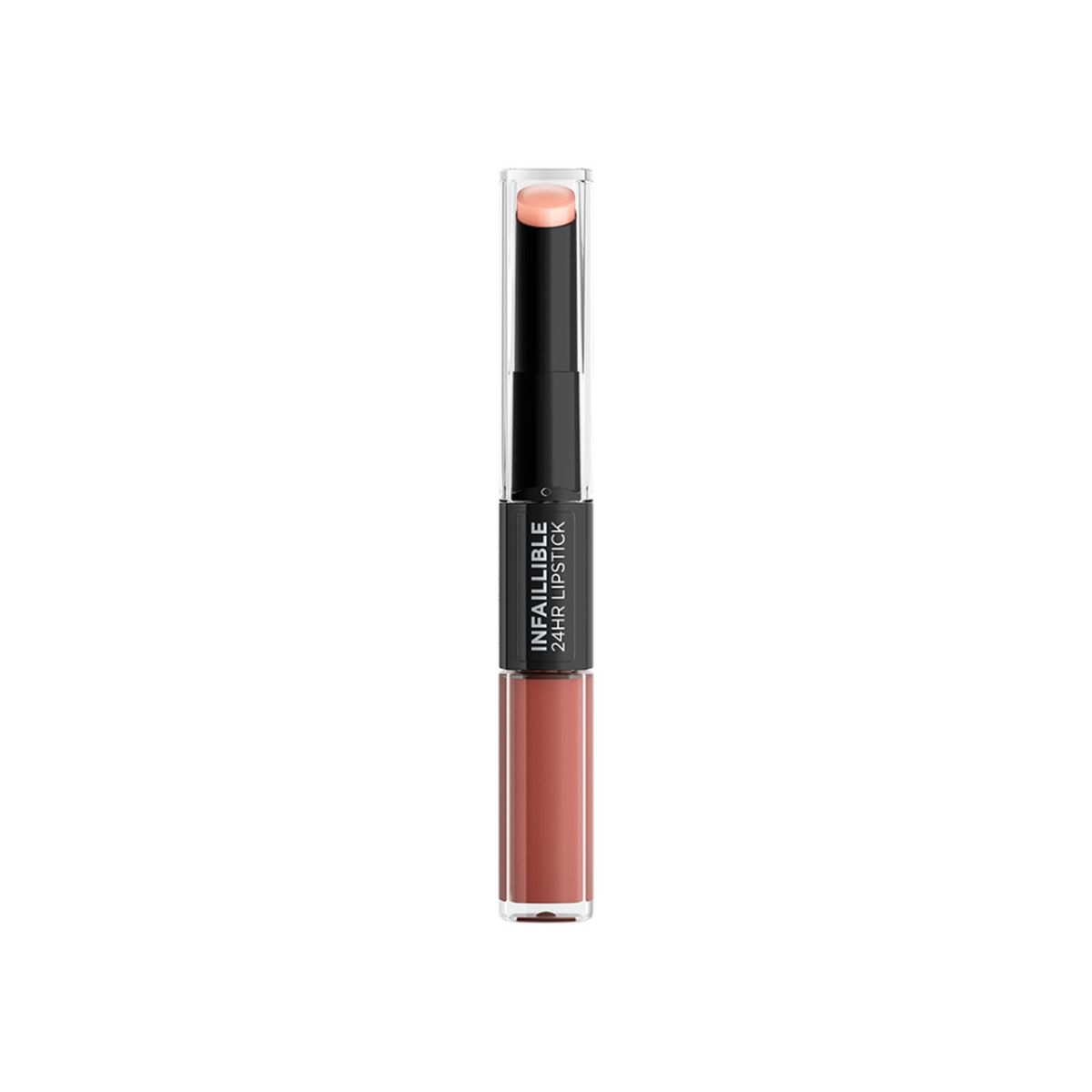 LOREAL PARIS - Labial larga duración Infallible 24H 2-Step - 101 Everlasting Paris Loreal Paris