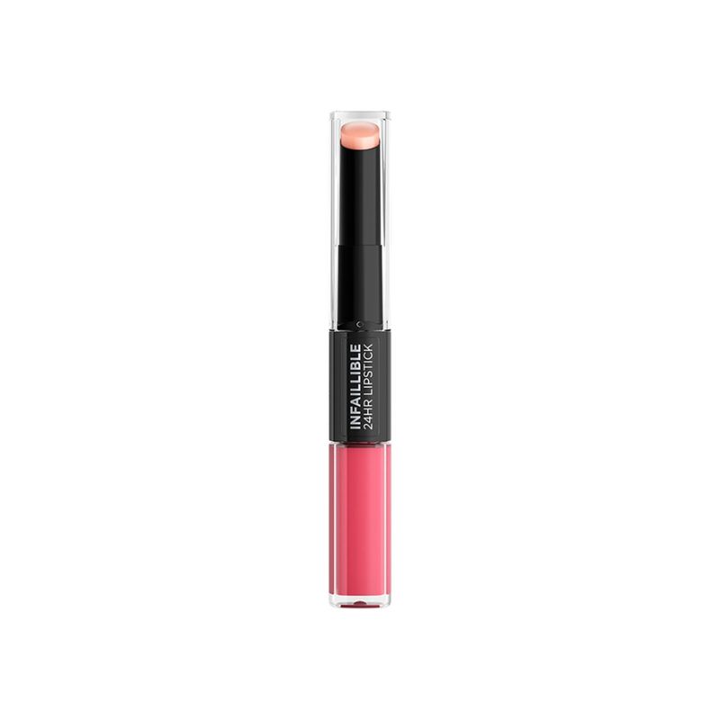 LOREAL PARIS - Labial Infallible 24H 2-Step - 804 Metro Proof Ros Loreal Loreal Paris