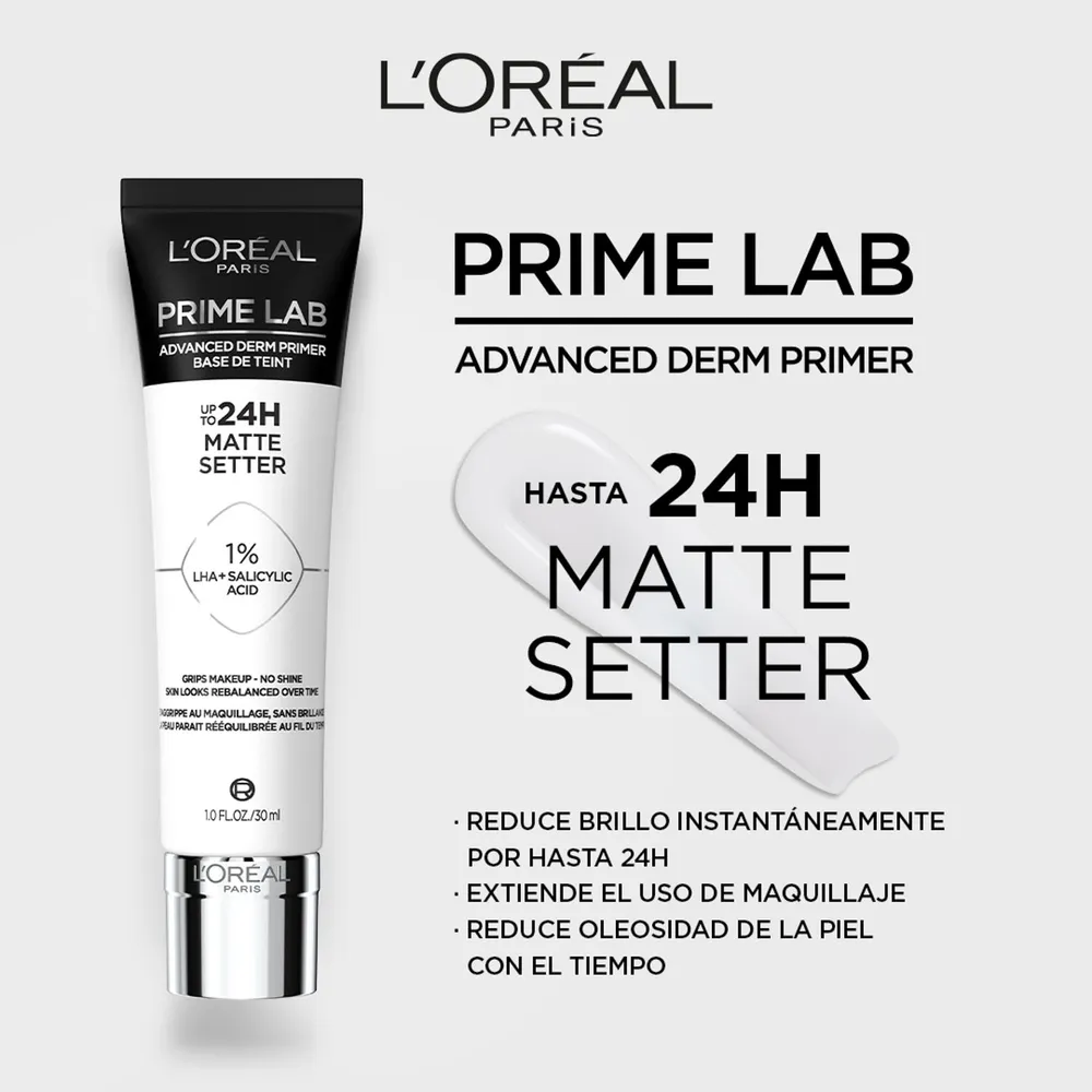 Primer de L'Oréal Paris Prime Lab Matte Setter 30ml Piel Fresca, foto 6
