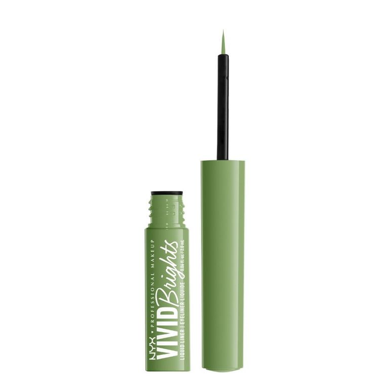 Delineador Líquido Nyx Professional Vivid Brights Ghosted Green