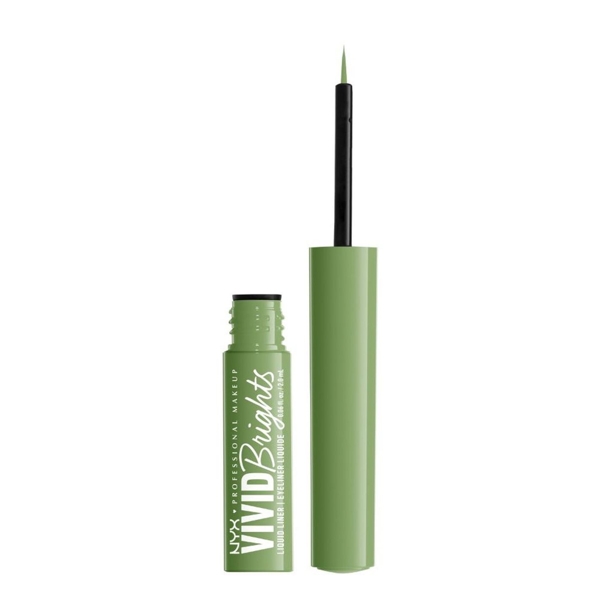 NYX PROFESSIONAL MAKEUP - Delineador De Ojos Líquido Vivid Bright Liquid Liner - Ghosted Green Nyx Professional Makeup