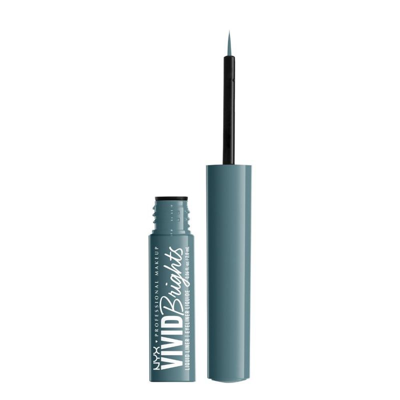 NYX PROFESSIONAL MAKEUP - Delineador De Ojos Líquido Vivid Bright Liquid Liner - Cyan Simp Nyx Professional Makeup