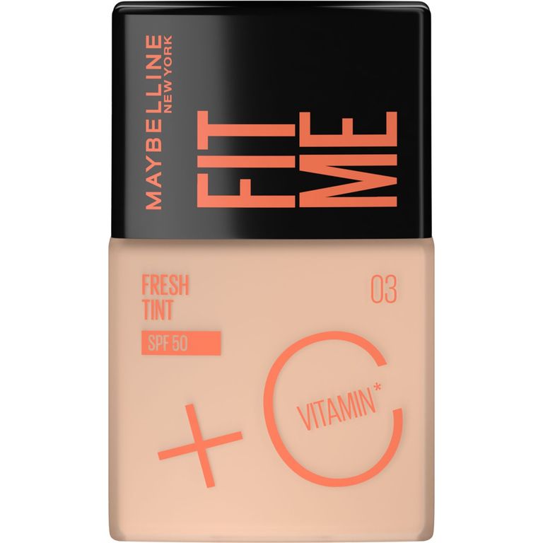 Base Fit Me Tint SPF50 03 acabado natural sin recargar