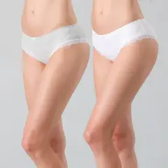 FLORES - Calzón Pack De 2 Pantaleta Mujer
