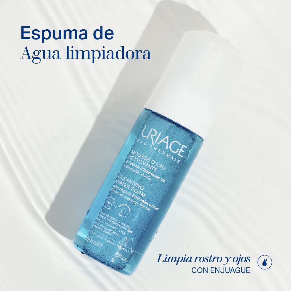 URIAGE - Espuma de Agua Limpiadora 150ml de Uriage