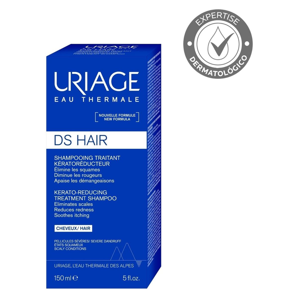 URIAGE - Shampoo  Anti-caspa DS Hair Keratoreductor 150ml de Uriage