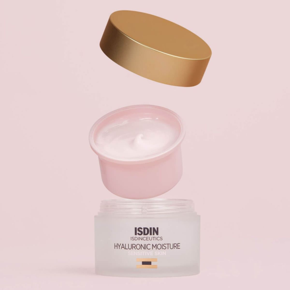 ISDIN - Crema Facial Hidrante Antiedad Hyaluronic Moisture Sensitive Skin Refill 50 Gr Isdin