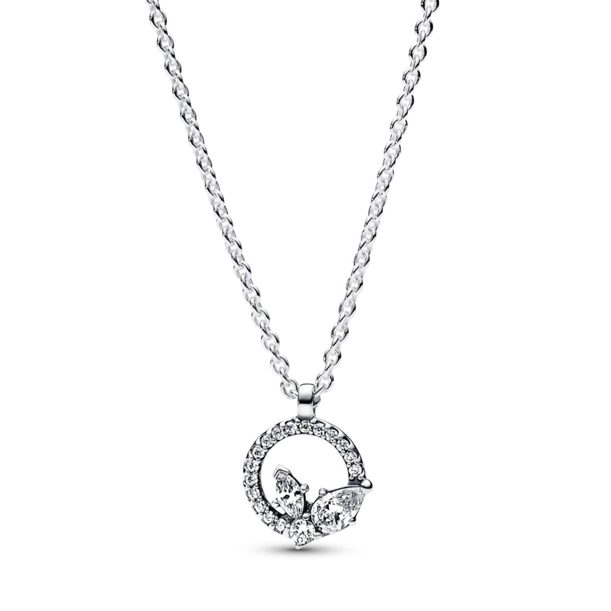 PANDORA - Collar Círculo Y Herbario Brillante Mujer Pandora