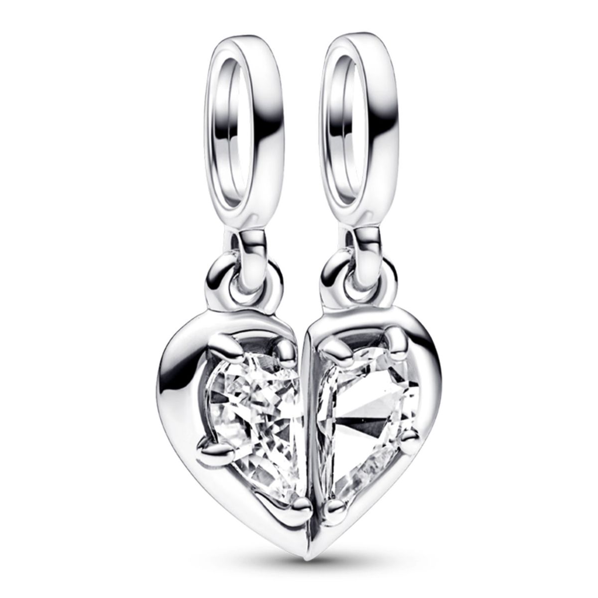 PANDORA - Charm Plata Divisible Madre Hija Mujer Pandora