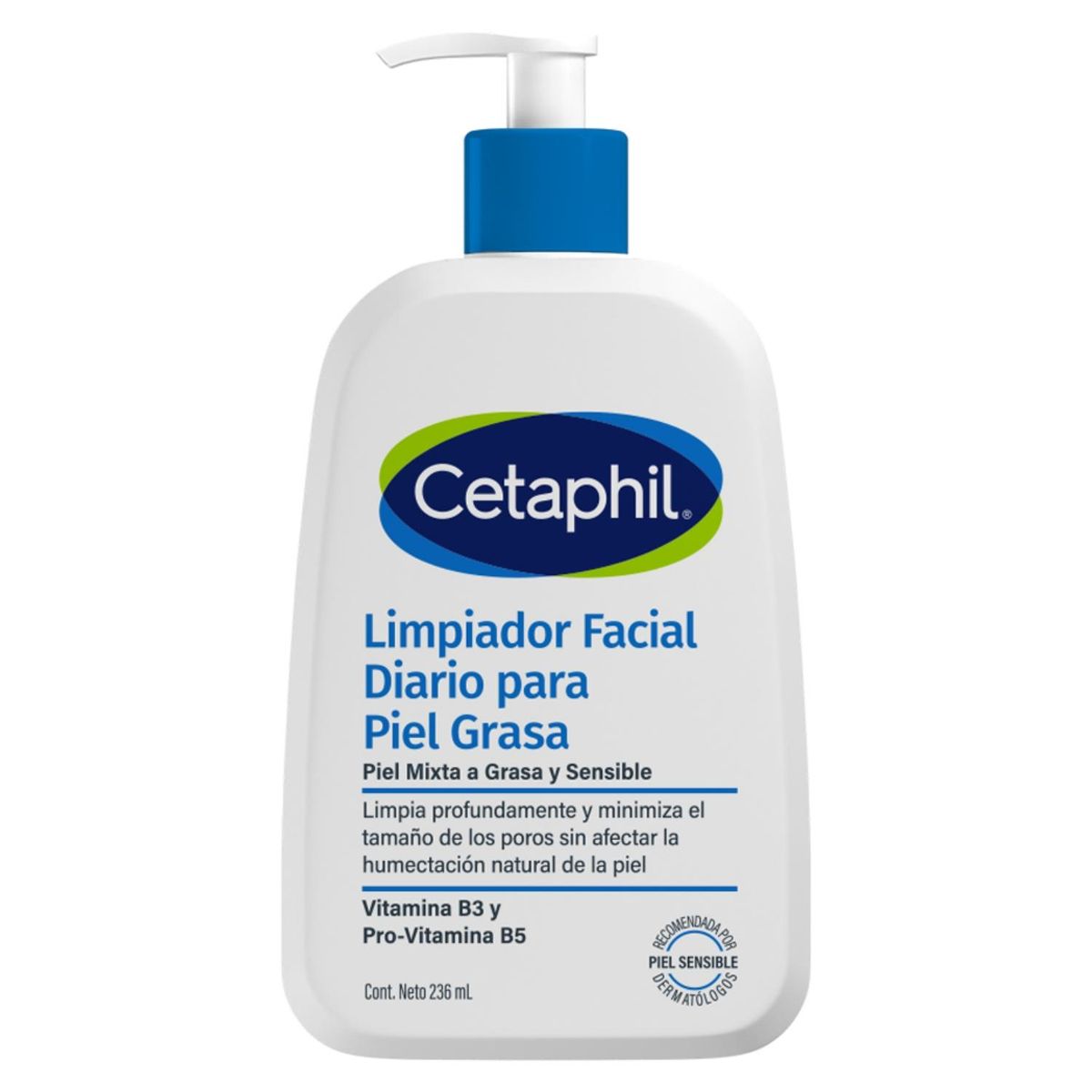 CETAPHIL - Loción Limpiadora para Pieles Grasas y Sensibles 236 ml Cetaphil