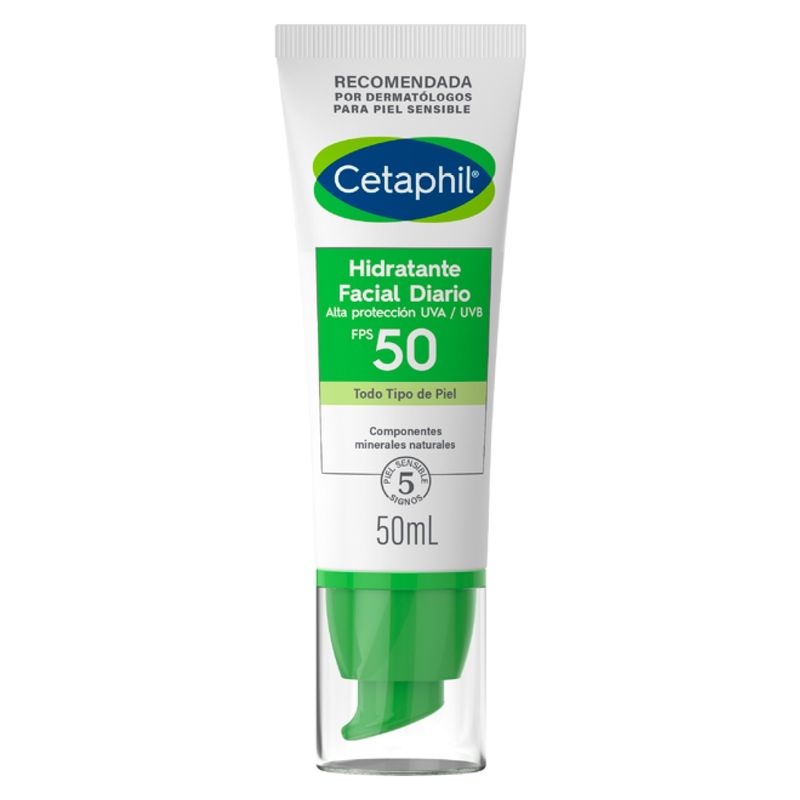 CETAPHIL - Hidratante Facial con FPS 50 50 ml Cetaphil