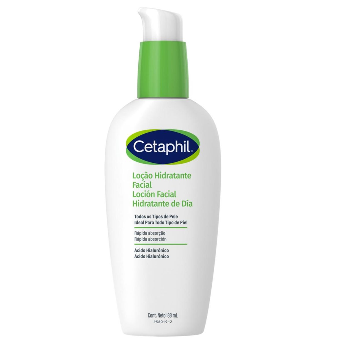 CETAPHIL - Loción Hidratante Facial De Día Con Ácido Hialurónico 88 Ml Cetaphil