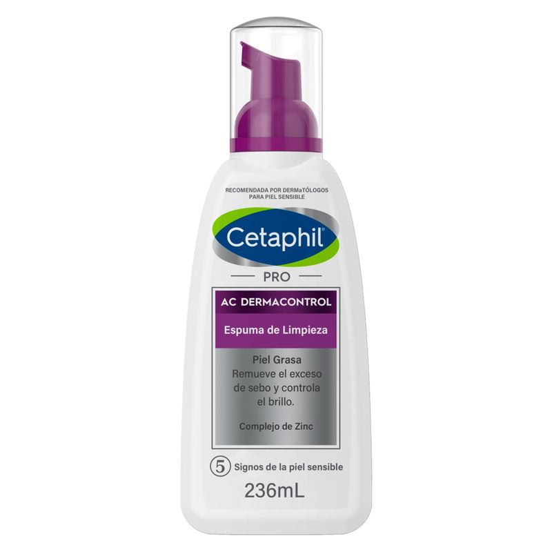 CETAPHIL - Espuma Limpiadora PRO AC Dermacontrol 236 ml Cetaphil