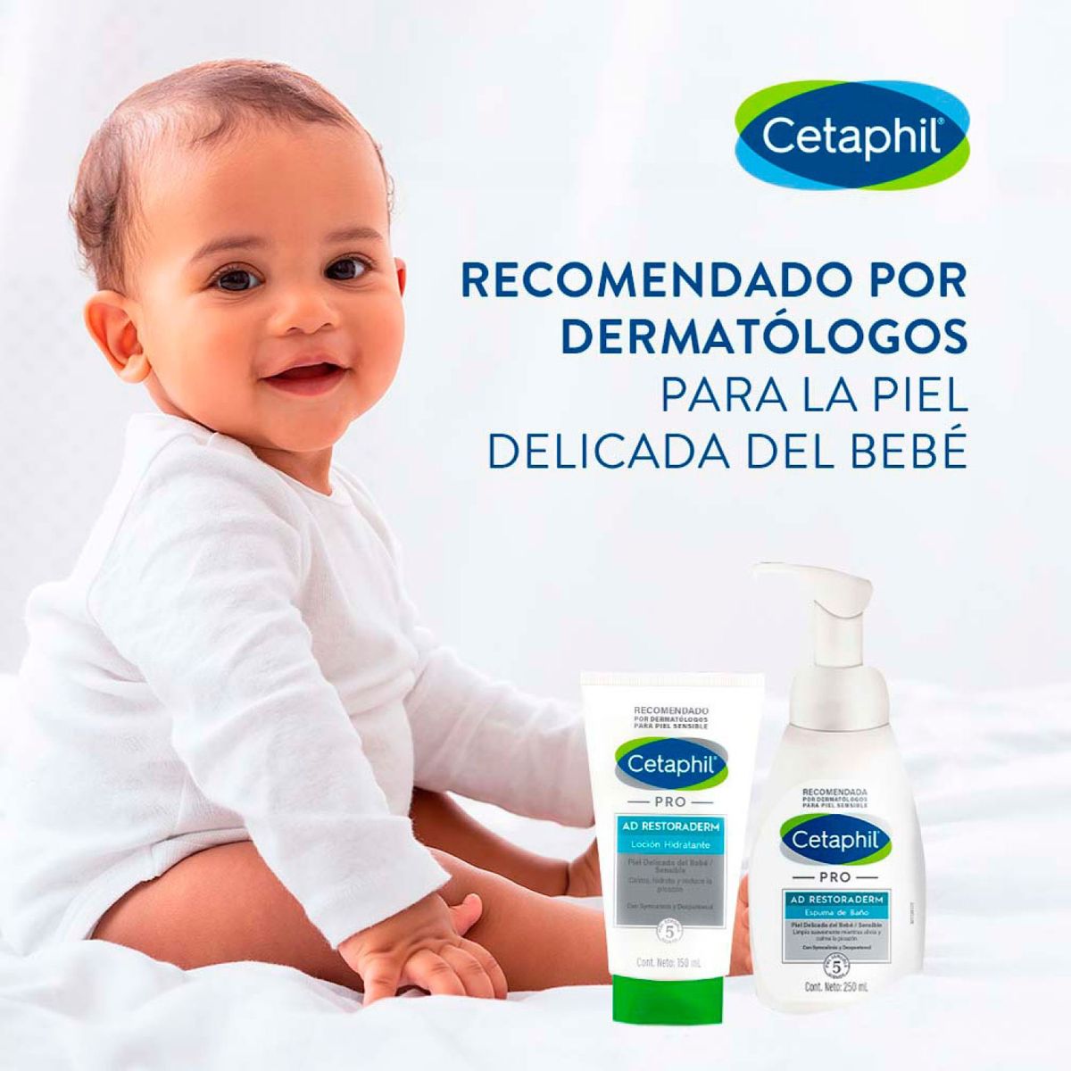 CETAPHIL - Loción Hidratante Pro Ad Bebés 150 Ml Cetaphil Dermopediatrics Cetaphil