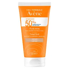 AVENE - Protector Solar Facial Fluido con Color Ultra Ligero FPS 50+ 50 ml