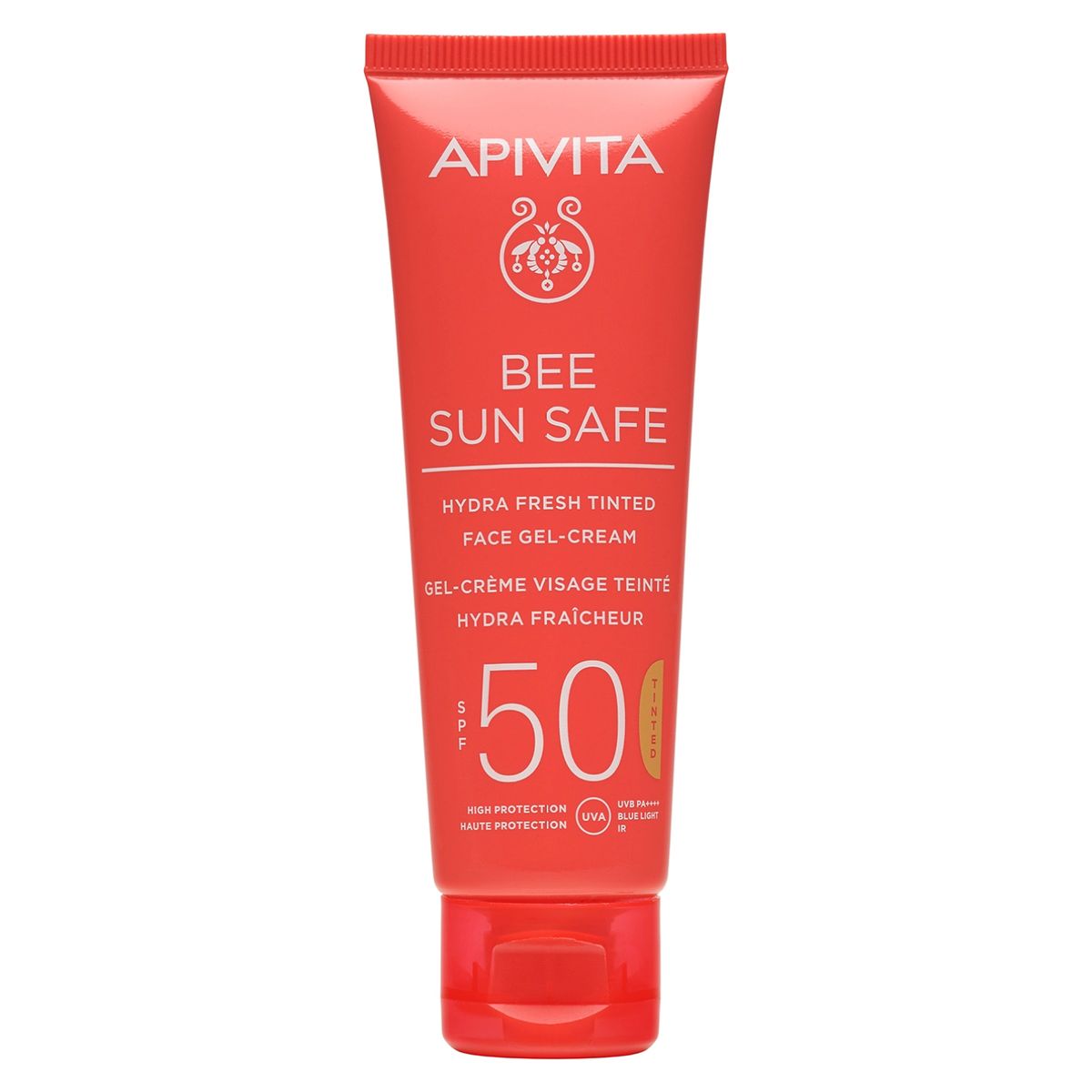 APIVITA - Hydra Fresh Gel-Crema SPF50 con color BEE SUN SAFE Apivita