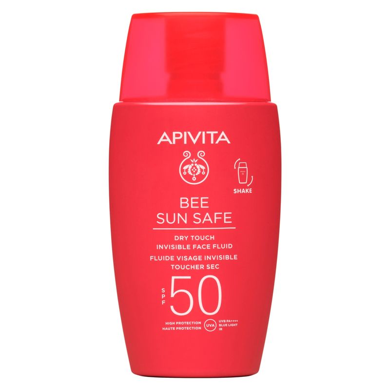 APIVITA - Fluido Facial Invisible Toque Seco SPF50 BEE SUN SAFE Apivita