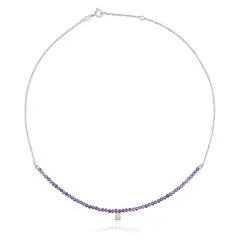 TOUS - Collar De Plata Amatista Bold Bear Mujer