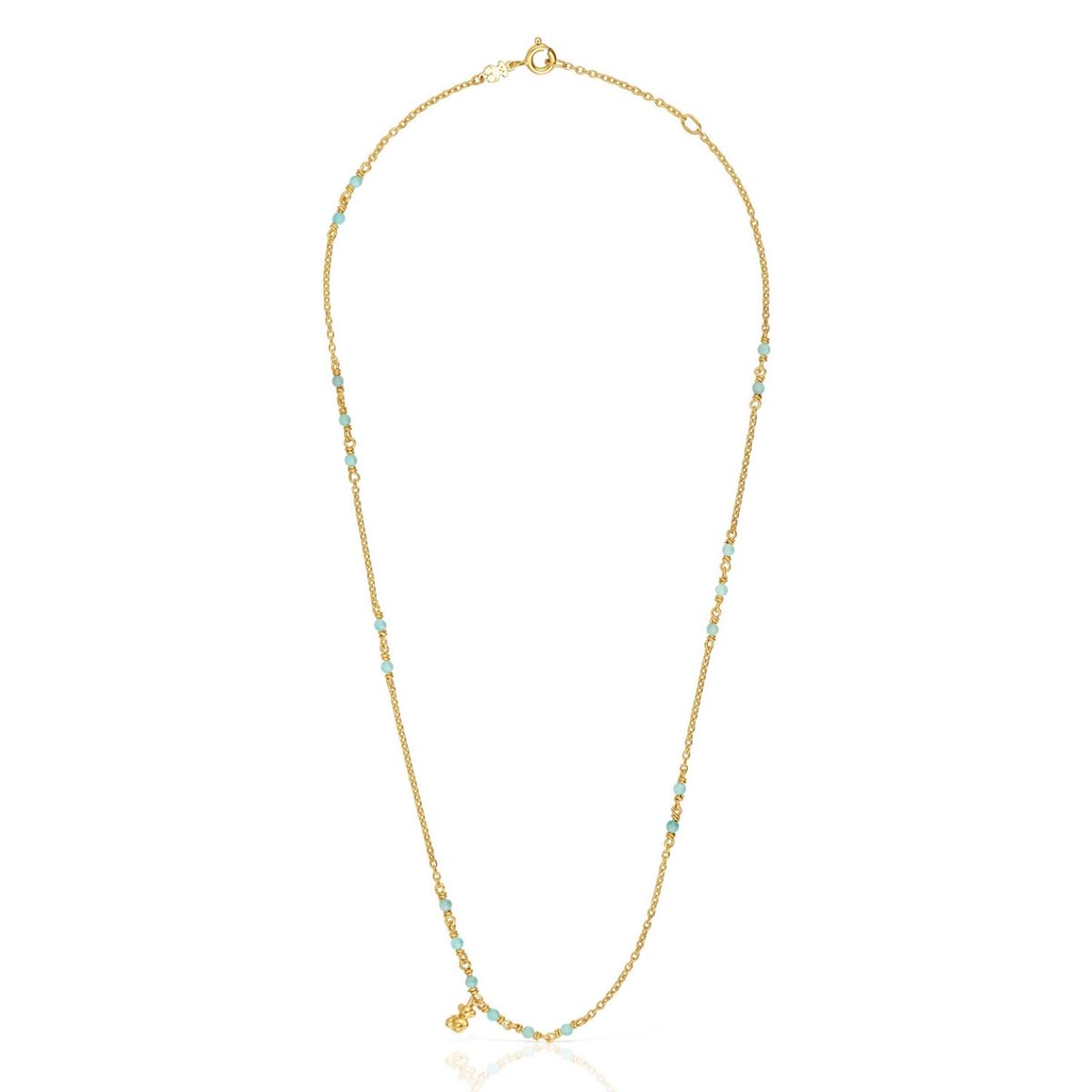 TOUS - Collar Vermeil Amazonita Bold Bear Mujer Tous