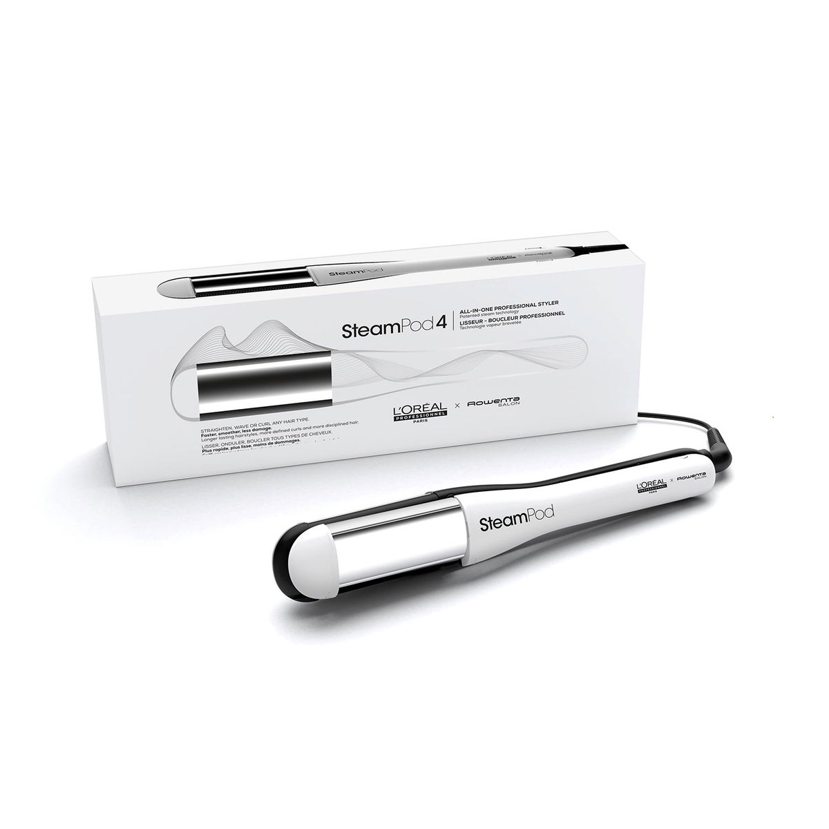 LOREAL PROFESSIONNEL - Alisador y Rizador Profesional de Cabello a Vapor SteamPod 4 Loreal Professionnel