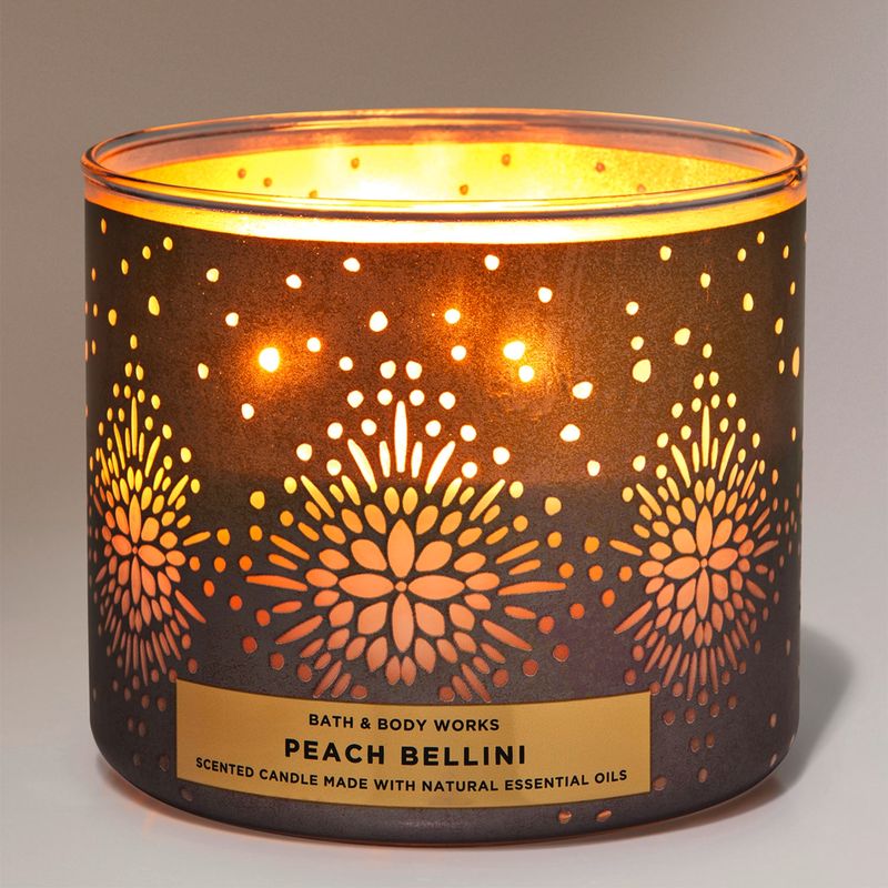 BATH & BODY WORKS - Vela Grande Peach Bellini 429ml Bath & Body Works