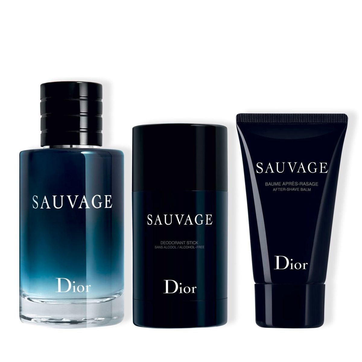 DIOR - Set Perfume Hombre Sauvage EDT 100Ml + Desodorante 75Ml + After Shave 50Ml Dior